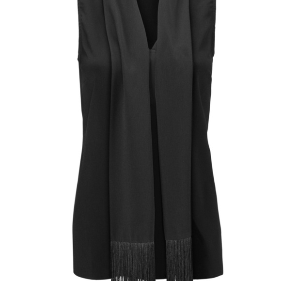 Cabi Fringe Blouse in Black #3430 Sz: Medium - Picture 3 of 5